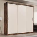 Ver imagem 1 de Guarda-roupa Casal 3 Portas de Correr e 2 Gavetas Paris