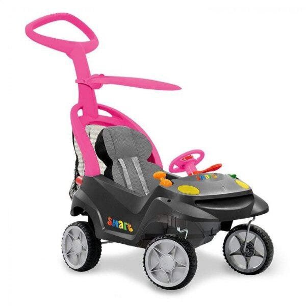 Velocípede Reclinável Rosa Bandeirante Passeio/Pedal - 352