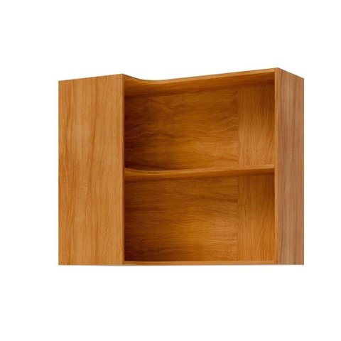 Armário Aéreo Cozinha Modulado Divina Canto Reto C/ 2 Nichos 92cm Cinamomo - Mgm