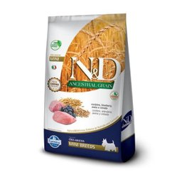 Ração N&D Ancestral Cães Adultos Raças Mini Cordeiro 10,1Kg - 1