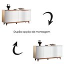 Ver imagem 5 de Buffet Aparador Flow 4 Portas Branco – EJ Móveis