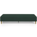Ver imagem 6 de Puff Decorativo Bali W01 Pés Palito 210x60cm Suede Verde Musgo - Lyam Decor