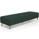 Ver imagem 1 de Puff Decorativo Bali W01 Pés Palito 210x60cm Suede Verde Musgo - Lyam Decor