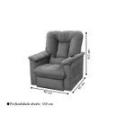 Ver imagem 3 de Poltrona do Papai Porsche Elétrica em Veludo Matrix