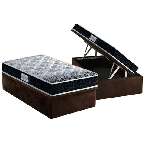 Cama Box Baú Solteiro: Colchão Espuma Probel D33/ep Firmepedic Prodormir Advanced Tech1500 Double