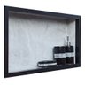 Kit com 2 Nichos Porcelanato Banheiros Cinza 60x32x10cm - 4