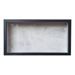 Kit com 2 Nichos Porcelanato Banheiros Cinza 60x32x10cm - 2
