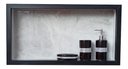 Ver imagem 3 de Kit com 2 Nichos Porcelanato Banheiros Cinza 60x32x10cm