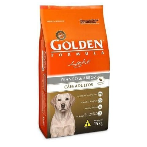 Ração Golden Formula Cães Adulto Light Raças Médias e Grandes15kg