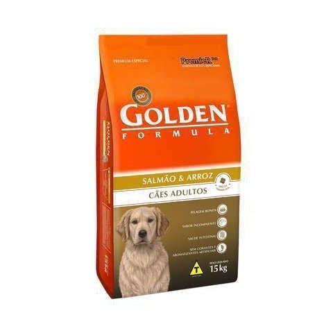 Ração Golden Formula Cães Adulto Salmão/arroz Raças Médias e Grandes 15kg
