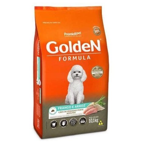 Ração Golden Formula Cães Adulto Frango/arroz Raças Pequenas 10,1kg