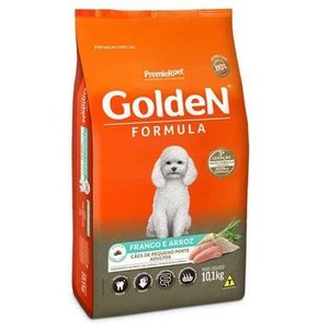 RAÇÃO GOLDEN FORMULA CÃES ADULTO FRANGO/ARROZ RAÇAS PEQUENAS 10,1KG
