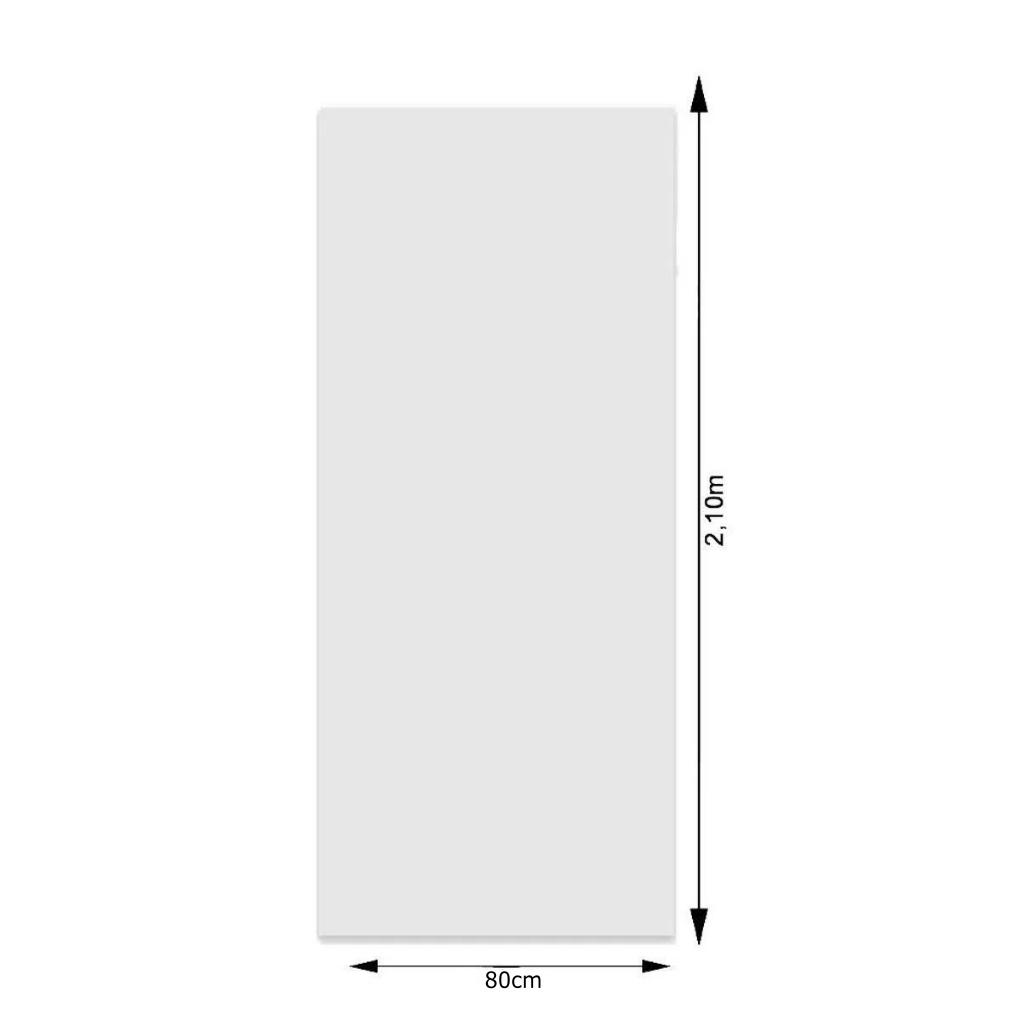 Porta Madeira Lisa Primer Branco 2,10x0,80 - 2