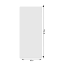 Ver imagem 2 de Porta Madeira Lisa Primer Branco 2,10x0,80