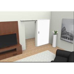 Porta Madeira Lisa Primer Branco 2,10x0,80