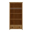 Ver imagem 2 de Conjunto Quarto: Guarda-Roupa 2 Portas, Escrivaninha, Cômoda 4 Gavetas Topázio Freijó Madeira Pinus
