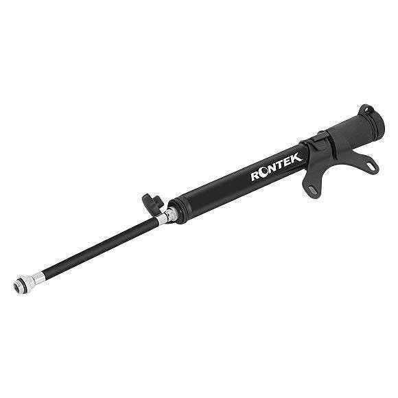 Bomba De Mão Rontek Com Mangueira Embutida Aluminio Preto - 3