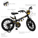Ver imagem 2 de Bicicleta Infantil Aro 16 Batman Brinquedos Bandeirantes