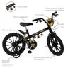 Bicicleta Infantil Aro 16 Batman Brinquedos Bandeirantes - 2