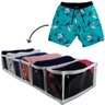 Kit 6 Colmeias Organizadoras de Gavetas Transparente com 6 Divisórias Cada para Roupas - 3