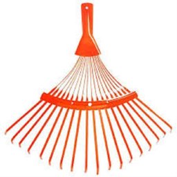 Vassoura jardim metalixa fixa 22 dentes sem cabo - 2