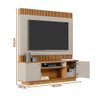 Home Para Sala Tv 75 Polegadas Barretos Nature Off White Linea Brasil - 4