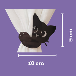 Prendedor/abraçadeira de Cortina "gatinho" Espaço 3d (kit com 2 Unidades) - 6