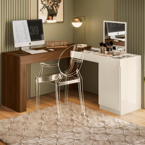 Gabinete Toucador Caelum Freijo Off White