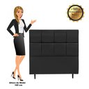 Ver imagem 5 de Cabeceira Roma para Cama Box Solteiro 90 cm Corino Preto - D’Rossi
