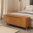 Ver imagem 2 de Baú Recamier Cama Box Casal Quarto Multifuncional Guarda Volumes Multiuso Montessoriano Brinquedos P