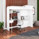 Ver imagem 4 de Cama Solteiro Alta Multifuncional Luiza Linha Quarto Art in Móveis