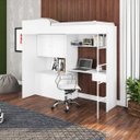 Ver imagem 1 de Cama Solteiro Alta Multifuncional Luiza Linha Quarto Art in Móveis