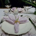 Ver imagem 1 de Guardanapo Sweet | Casa Listras Lilas Pack com 02