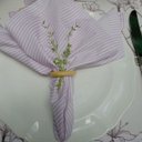 Ver imagem 4 de Guardanapo Sweet | Casa Listras Lilas Pack com 02