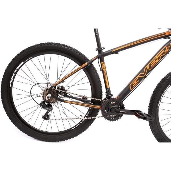 Bicicleta Aro 29 Kit Shimano Tamanho 19 Alumínio Freio Disco Hidráulico Preto/Laranja 21 - 2