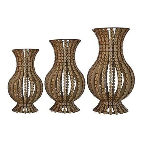 Trio Vaso Mdf Pmg para Meia Perola Cod:vmp006
