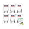 Jogo de 6 Copos Caldereta para chopp logo Brahma 350ml (Brinde 2 copo Dose) - 2