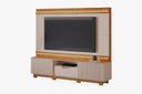 Ver imagem 4 de Home Atena Ideal para Tv até 85'' com Led e Portas de Correr Ripadas:off / Cinamomo