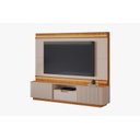 Ver imagem 6 de Home Atena Ideal para Tv até 85'' com Led e Portas de Correr Ripadas:off / Cinamomo