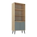 Ver imagem 3 de Cristaleira Vitrô 70cm 2 Portas de Vidro Bege/Amendoa/Acqua