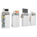 Ver imagem 6 de Armário Multiuso Lavanderia 528 c/ 2 Portas de Correr Branco - Carraro