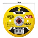 Ver imagem 2 de Suporte para Disco de Lixa Aderente 150mm 6 Furos | 10 Un