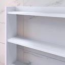 Ver imagem 3 de Armário Suporte Xícaras Armarinho Amélia Nicho Organizador Cozinha Ganchos - Branco – Rpm