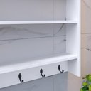 Ver imagem 4 de Armário Suporte Xícaras Armarinho Amélia Nicho Organizador Cozinha Ganchos - Branco – Rpm