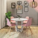 Ver imagem 4 de Luminária Lustre Pendente Madeira Sala Jantar Cozinha Balcão 15H Crú/Fio Preto