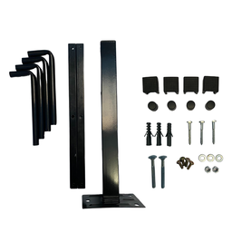 Suporte de Parede Preto P/ Forno Microondas Universal Ajustável P/ Todas Marcas e Modelos até 35kg - 2