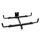 Ver imagem 1 de Suporte de Parede Preto P/ Forno Microondas Universal Ajustável P/ Todas Marcas e Modelos até 35kg
