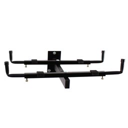Suporte de Parede Preto P/ Forno Microondas Universal Ajustável P/ Todas Marcas e Modelos até 35kg - 5