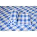 Ver imagem 2 de Cobertor Polar Soft Cobertores Parahyba Infantil Xadrez Azul Claro