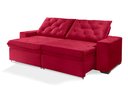 Ver imagem 1 de Sofá Retrátil e Reclinável 2.50m Estilo Estofados - Europa com Softgel D33 "vermelho"